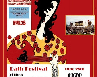 The Byrds Live at the Bath Festival of Music 1970 June 28th. LTD 2CD