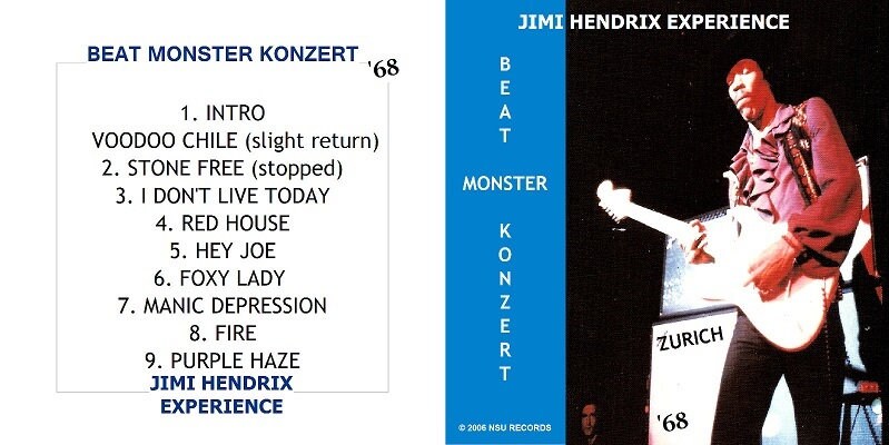 Jimi Hendrix Live Beat Monster Concert May 30th, 1968 CD OOP