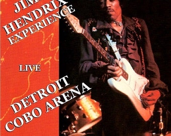 Jimi Hendrix Live Cobo Arena in Detroit  1968 & 1969  2CD OOP!