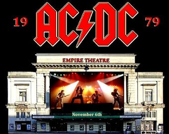 Ac/DC Empire Theatre à Liverpool, Angleterre, 6 novembre 1976. CD-ROM LTD