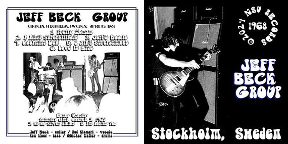 Jeff Beck Group Live in Stockholm, Sweden 1968 April 25th Ltd Cd