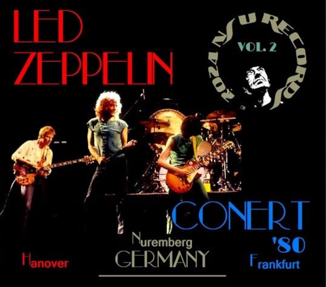 Led Zeppelin Germany 1980 Vol 2 Hannover, Nuremburg, Frankfurt LTD