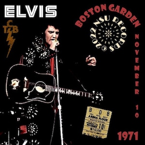 Elvis Presley Live in Boston at the Boston Garden 1971 November 10 LTD CD