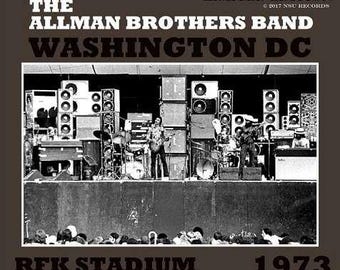 The Allman Brothers ao vivo no RFK Stadium, 9 e 10 de junho de 1973 - Edição Limitada com 5 CDs - Fora de catálogo!