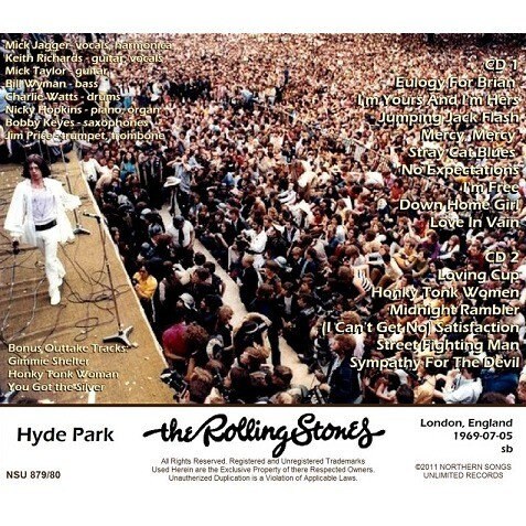 The Rolling Stones Live at Hyde Park 1969 July 5th Complete