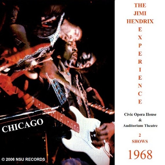 Jimi Hendrix Chicago, Illinois February and August 1968 2CD OOP 