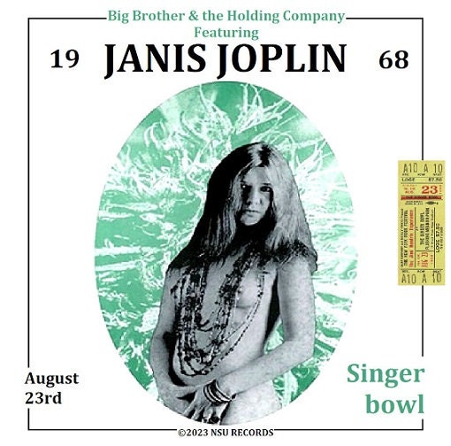 Janis Joplin Live at the Singer Bowl, Flushing New York 1968
