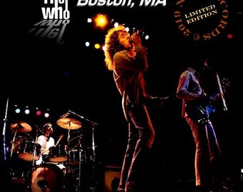 The Who live at Boston music hall 1971 August 5th, LTD 2CD  "OOP"
