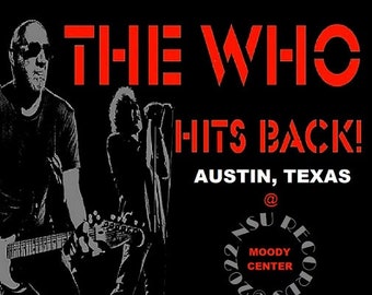The Who en vivo en Austin, Texas, 2022. Moody Center, 3 de mayo, edición limitada de 2 CD.