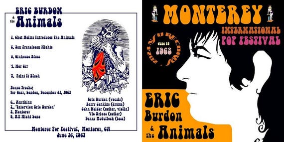 Eric Burdon and the Animals Live at the Monterey Pop Festival 1967
