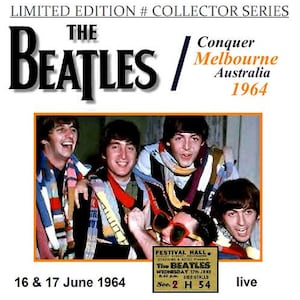 The Beatles Live Conquer Melbourne Australia 1964 June 16, 17th LTD # CD OOP!!