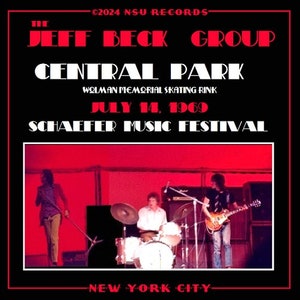 Jeff Beck Group central park in NY City 1969 July 14th ltd cd