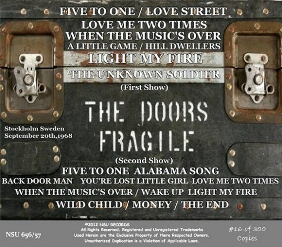 洋楽 The Doors Live at Stockholm 1968 2CD DOORS - Stockholm 68 - Amazon.com Music