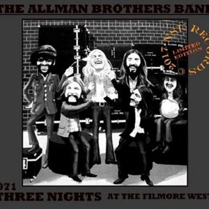 The Allman Brothers 3 More Nights at the Fillmore west 1971  January LTD  5CD  OOP!