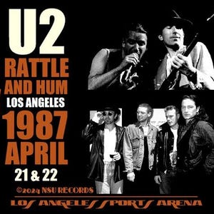 U2 live at the Los Angeles Sports Arena 1987 April 21st & 22nd LTD 4CD