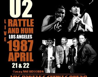 U2 live at the Los Angeles Sports Arena 1987 April 21st & 22nd LTD 4CD
