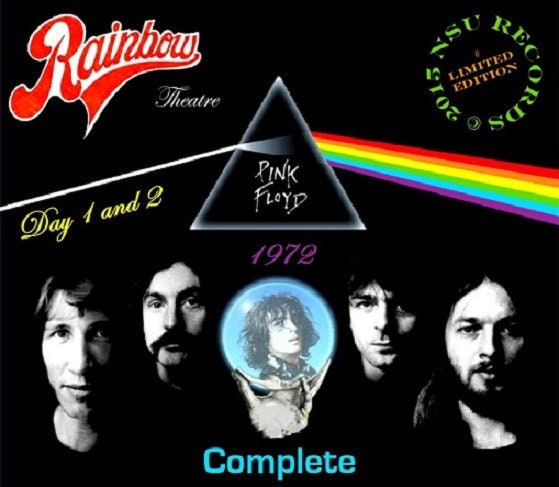 Pink Floyd Live at the Rainbow Theatre in London Complete 1972 Ltd