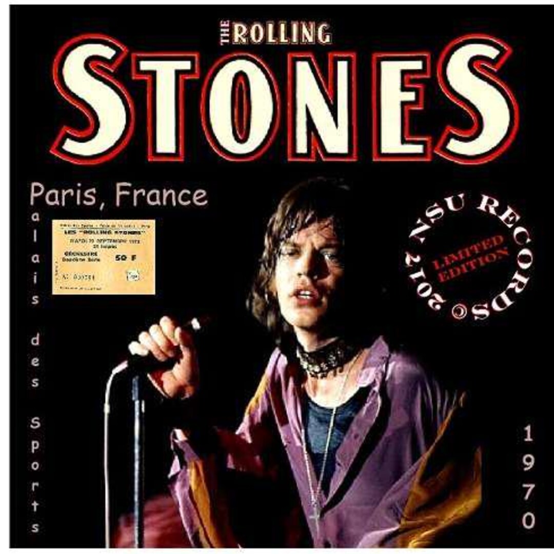 The Rolling Stones Paris in France 1970 September 22 LTD CD - Etsy