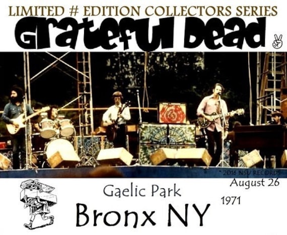 Grateful Dead Live at Gaelic Park Bronx New York 1971 Ltd 3cd - Etsy