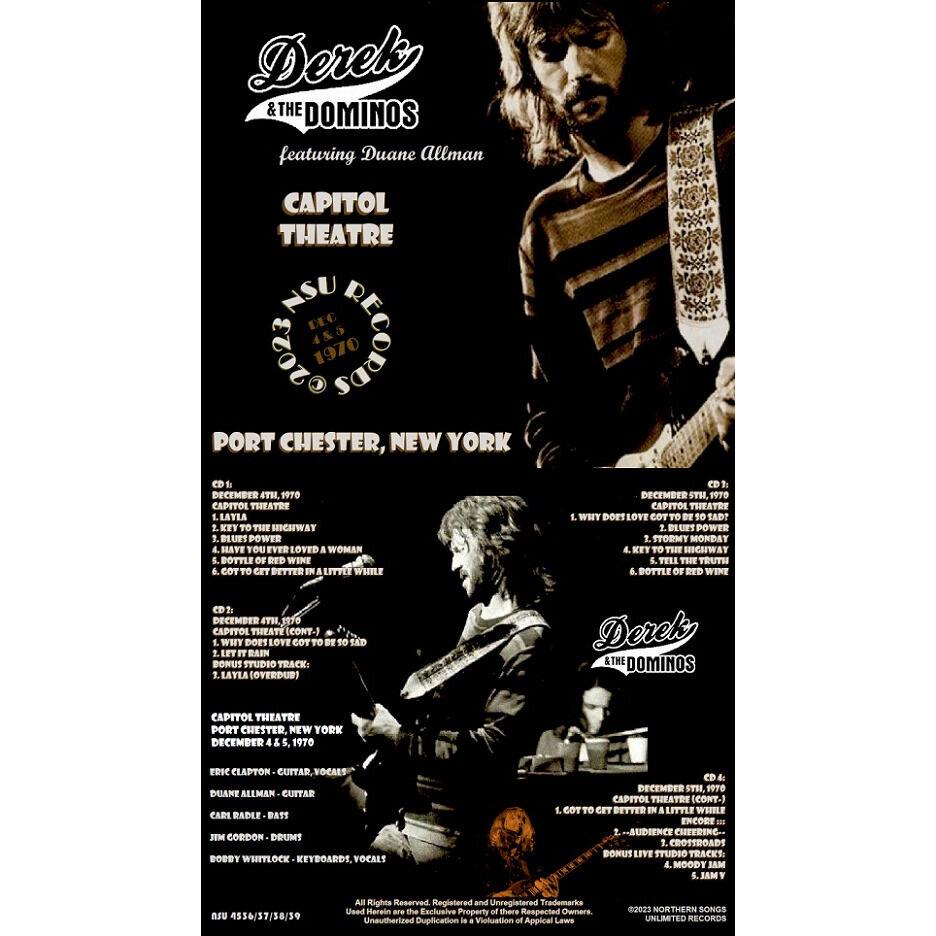 Derek and the Dominos Live 1970, Capitol Theatre LTD 4CD Set - Etsy