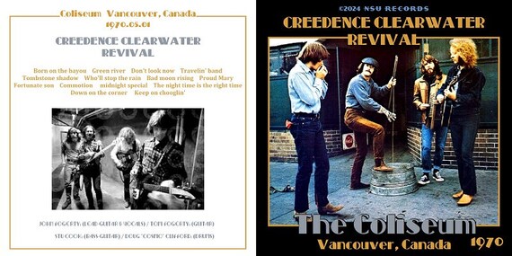 Creedence Clearwater Revival Live at the Coliseum in Vancouver