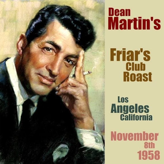 Dean Martin's Friars Club Roast 1958 November 8th 2 Cd Etsy