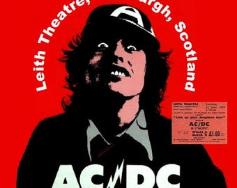 Ac/Dc live Leith theatre, Edinburgh, Scotland 1976 June 12. ltd cd