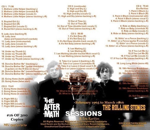 The Rolling Stones CD まとめ ROLLING STONES / BLACK AND BLUE DEMOS