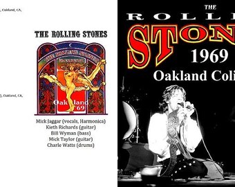 The Rolling Stones Live Oakland Coliseum 1969 LTD 2CD - Etsy