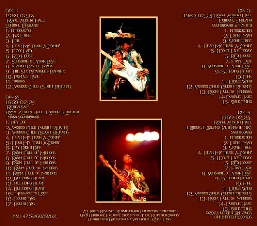 Jimi Hendrix Experience Royal Albert Hall 1969 February 18 & 24