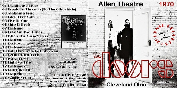 The Doors Live in Cleveland Ohio 1970 February 13 Ltd 2 Cd - Etsy