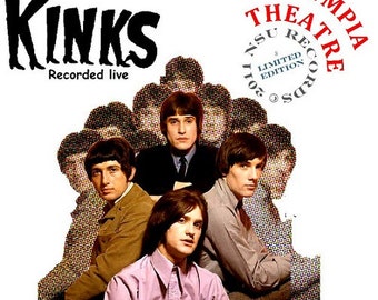 The Kinks Paris, france 1965 07/ 07 LTD # CD