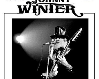 Johnny Winter Live at maple leaf gardens 1973 April 25th. ltd cd