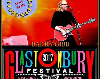 Barry Gibb Glastonbury festival 2017 June 25th, ltd cd