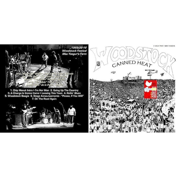 Canned Heat - Live at Woodstock Festival 1969 August 16th Limited
