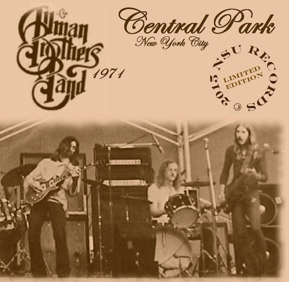 The Allman Brothers Band Live IN Central Park 1971 July 21 LTD 2CD