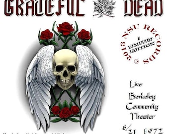 Grateful Dead live Berkeley Community theater 8.21.72 limited 4CD  OOP!