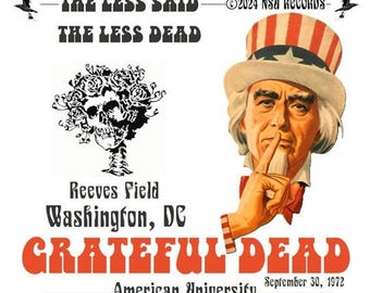 The Grateful Dead Live American University, Washington D.C 1972 Sept 30th LTD 3CD