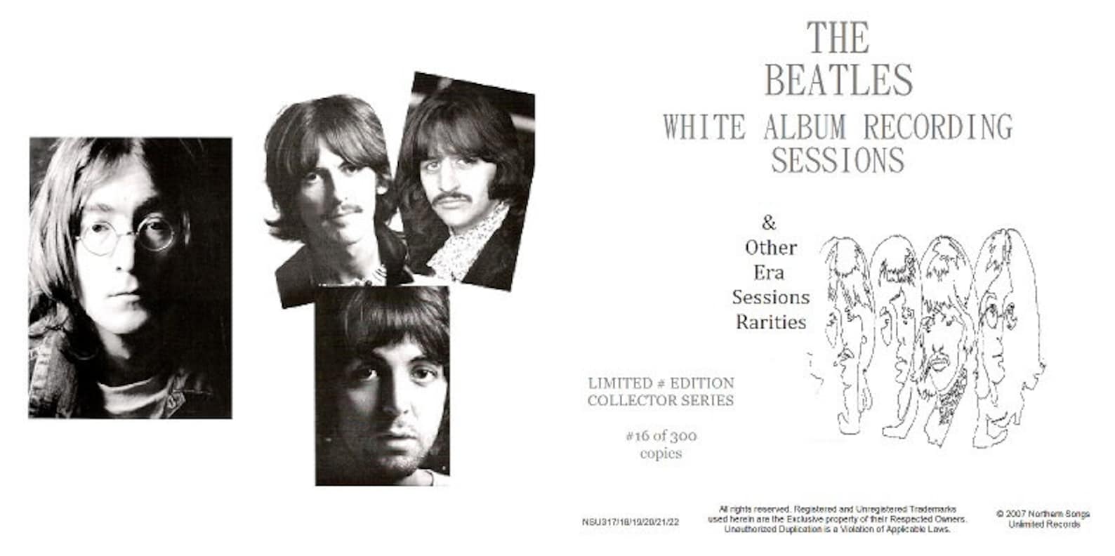 The Beatles "white Album Recording Sessions" LTD 6CD Rare Out of