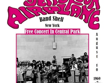 Jefferson Airplane Live free concert in central park 1969 august 10th ltd 2cd