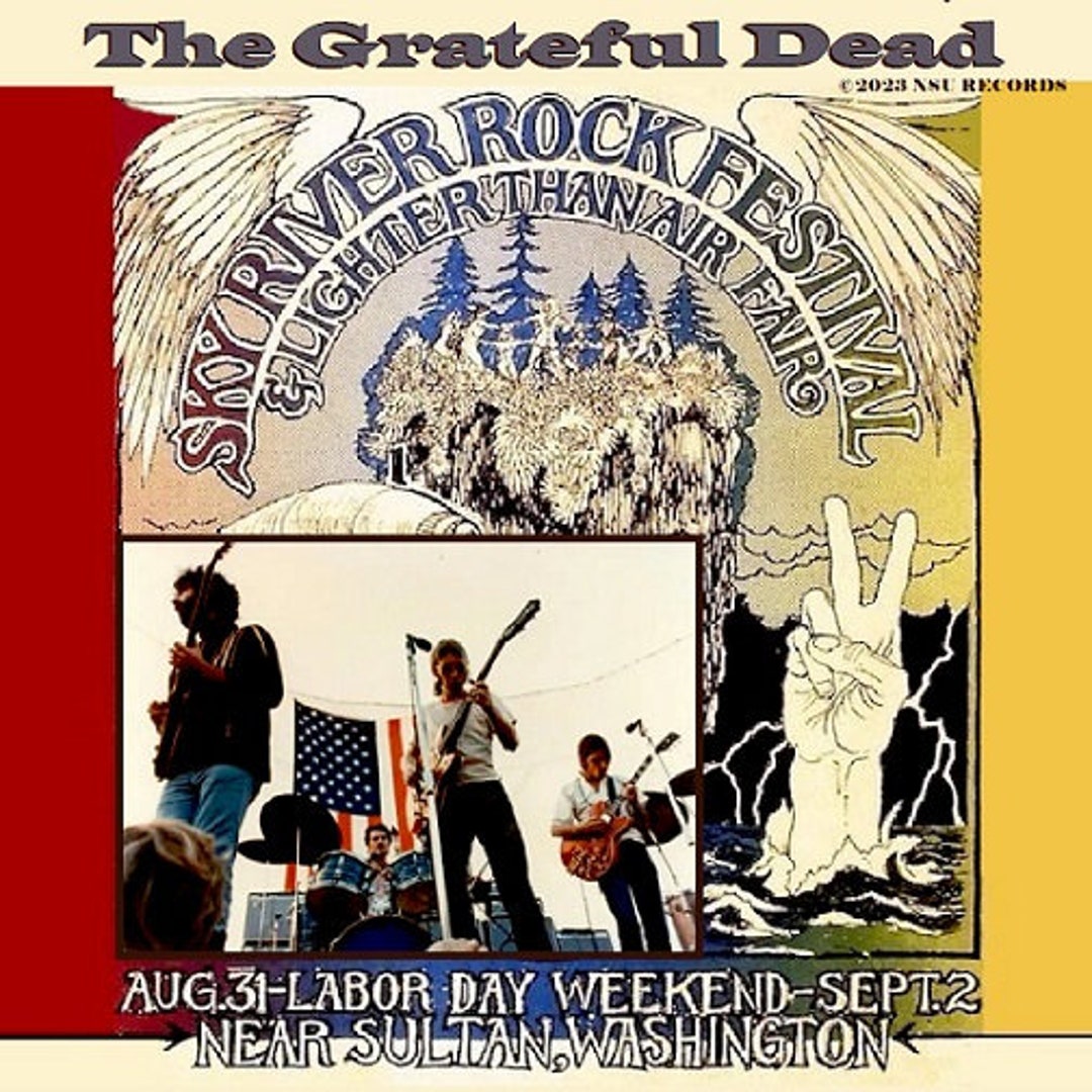 The Grateful Dead Sky River Rock Festival 1968 September 2nd LTD Rare