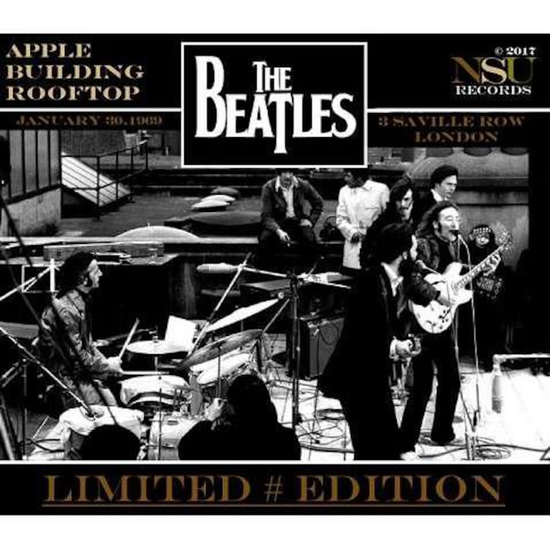 The Beatles Apple Rooftop Concert LTD 3CD Out of Print!! - Etsy