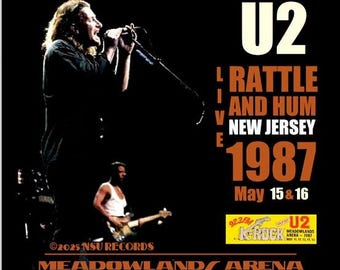 U2 Rattle and Hum New Jersey 1987 15 e 16 maggio LTD 4CD