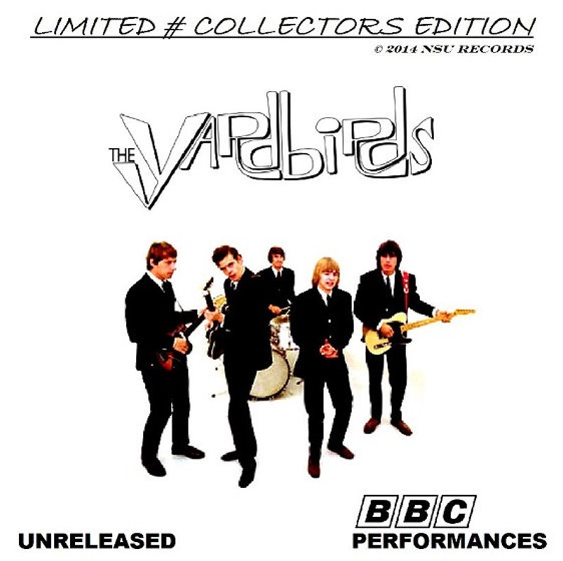 The Yardbirds Unreleased BBC Performances Limited Cd Etsy