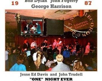 Taj Mahal & Friends Dylan, Harrison, Forgerty Live at the palomino club one night ever 1987