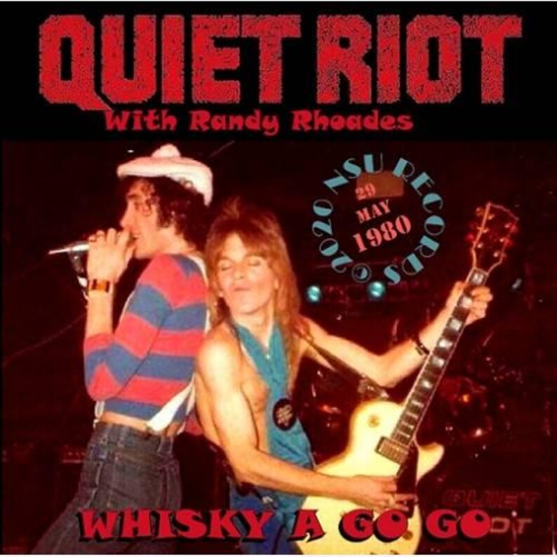 Queit Riot Randy Rhodes Quiet Riot W/ Randy Rhodes Whisky a Go Go 1980 May 29th Ltd Cd - Etsy