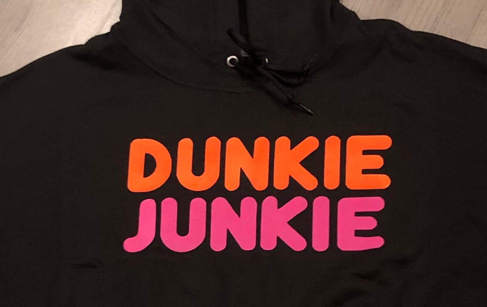 New custom Dunkie Junkie hoodie Etsy