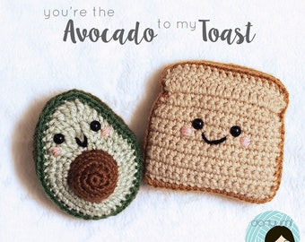 You're the Avocado to my Toast Crochet Pattern