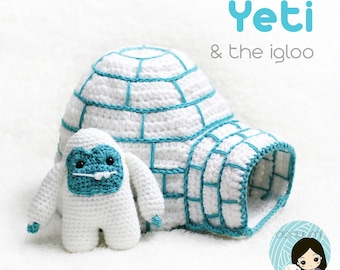 Yeti & the Igloo Amigurumi Crochet Pattern