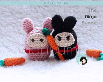 The Ninja Bunny Crochet Pattern